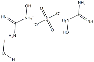 Hydroxyguanidinium sulphate hydrate Struktur