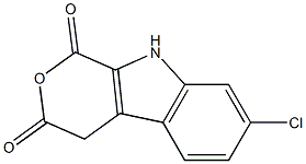 7-Chloropyrano[3,4-b]indole-1,3(4H,9H)-dione Struktur