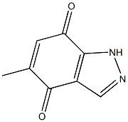 5-Methyl-1H-indazole-4,7-dione Struktur