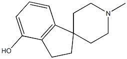 1-Methylspiro[piperidine-4,1'-indan]-4'-ol Struktur