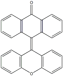 10-(9H-Xanthen-9-ylidene)anthracen-9(10H)-one Struktur