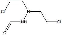 N',N'-Bis(2-chloroethyl)formhydrazide Struktur