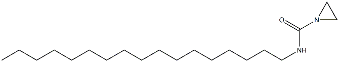 1-(Heptadecylcarbamoyl)aziridine Struktur