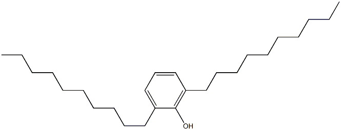 2,6-Didecylphenol Struktur