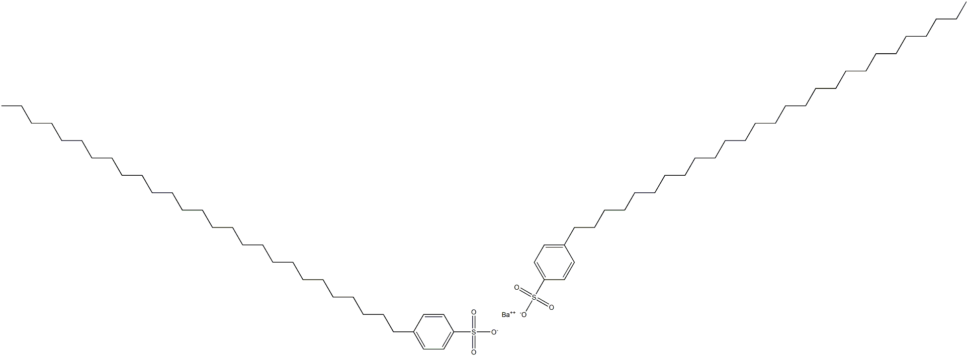 Bis(4-heptacosylbenzenesulfonic acid)barium salt Struktur