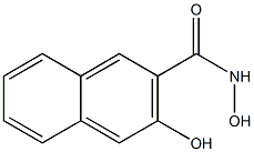 3-Hydroxynaphthalene-2-carbohydroxamic acid Struktur