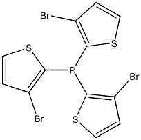 Tris(3-bromothiophen-2-yl)phosphine Struktur