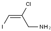 (E)-2-Chloro-3-iodo-2-propen-1-amine Struktur