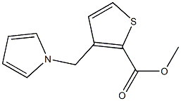 3-[(1H-Pyrrol-1-yl)methyl]thiophene-2-carboxylic acid methyl ester Struktur