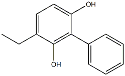 4-Ethyl-2-phenyl-1,3-benzenediol Struktur