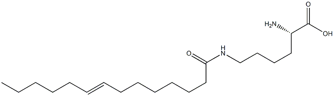 N6-(8-Tetradecenoyl)lysine Struktur