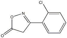 3-(o-Chlorophenyl)isoxazol-5(4H)-one Struktur