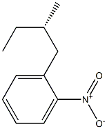 (+)-1-[(S)-2-Methylbutyl]-2-nitrobenzene Struktur