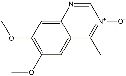 4-Methyl-6,7-dimethoxyquinazoline 3-oxide Struktur