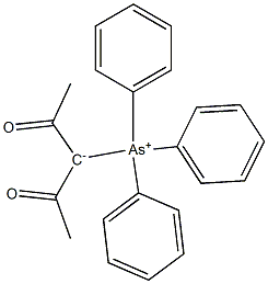 3-(Triphenylarsonio)-2,4-dioxopentan-3-ide Struktur