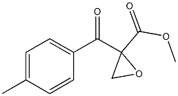 2-(4-Methylbenzoyl)oxirane-2-carboxylic acid methyl ester Struktur