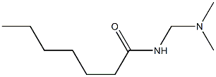 N-[(Dimethylamino)methyl]heptanamide Struktur