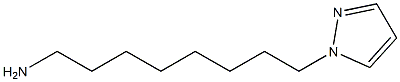 8-(1H-Pyrazol-1-yl)octan-1-amine Struktur