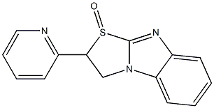 2,3-Dihydro-2-(2-pyridinyl)thiazolo[3,2-a]benzimidazole 1-oxide Struktur