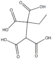 Butane-1,1,2,2-tetracarboxylic acid Struktur