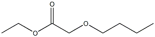 Butoxyacetic acid ethyl ester Struktur