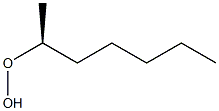 [S,(+)]-1-Methylhexyl hydroperoxide Struktur