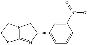 (6S)-2,3,5,6-Tetrahydro-6-(3-nitrophenyl)imidazo[2,1-b]thiazole Struktur