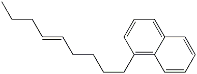 1-(5-Nonenyl)naphthalene Struktur