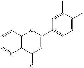 3',4'-Dimethyl-5-azaflavone Struktur