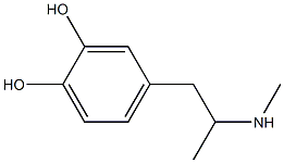 4-[2-(Methylamino)propyl]-1,2-benzenediol Struktur