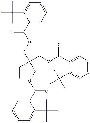 (Propan-1-ylidyne)tris(methanol)tri(2-tert-butylbenzoate) Struktur