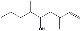 6-Methyl-3-methylene-1-nonen-5-ol Struktur