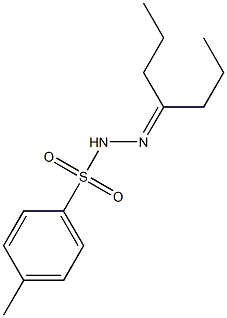 N'-(1-Propylbutylidene)-4-methylbenzenesulfonic acid hydrazide Struktur