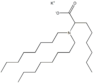 2-(Dioctylamino)octanoic acid potassium salt Struktur