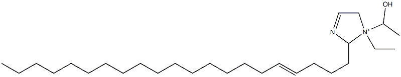 1-Ethyl-2-(4-henicosenyl)-1-(1-hydroxyethyl)-3-imidazoline-1-ium Struktur