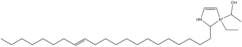 1-Ethyl-2-(13-henicosenyl)-1-(1-hydroxyethyl)-4-imidazoline-1-ium Struktur