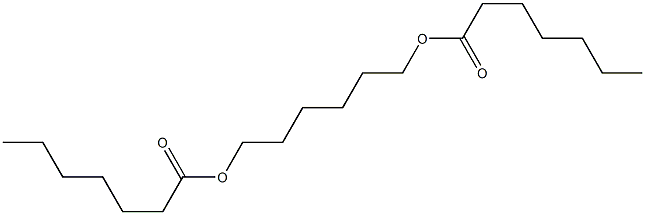 Diheptanoic acid 1,6-hexanediyl ester Struktur