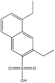 3,5-Diethyl-2-naphthalenesulfonic acid Struktur