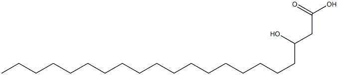 3-Hydroxyhenicosanoic acid Struktur