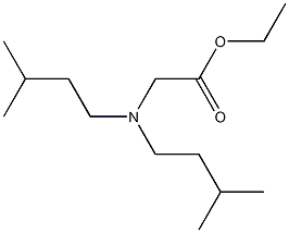 N,N-Diisopentylglycine ethyl ester Struktur