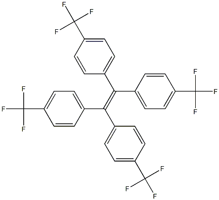 1,1,2,2-Tetrakis[4-(trifluoromethyl)phenyl]ethene Struktur