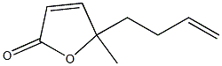 5-Methyl-5-(3-butenyl)furan-2(5H)-one Struktur