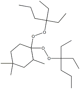 2,4,4-Trimethyl-1,1-bis(1,1-diethylbutylperoxy)cyclohexane Struktur