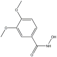 3,4-Dimethoxybenzohydroxamic acid Struktur