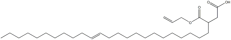 3-(13-Tetracosenyl)succinic acid 1-hydrogen 4-allyl ester Struktur