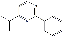 2-Phenyl-4-isopropylpyrimidine Struktur