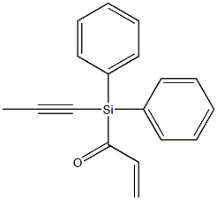 3-[Diphenyl(1-propynyl)silyl]-1-propen-3-one Struktur