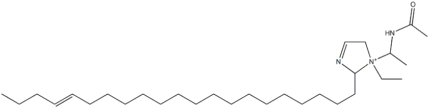 1-[1-(Acetylamino)ethyl]-1-ethyl-2-(17-henicosenyl)-3-imidazoline-1-ium Struktur