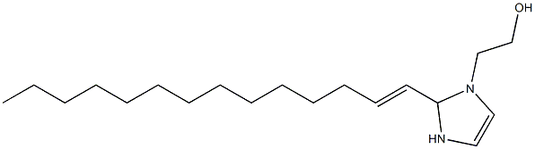 2-(1-Tetradecenyl)-4-imidazoline-1-ethanol Struktur