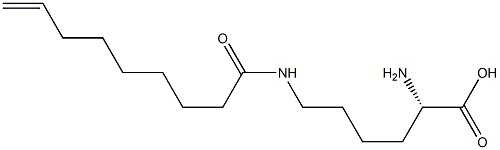 N6-(8-Nonenoyl)lysine Struktur